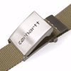 Clip Belt Chrome - Carhartt - Leather