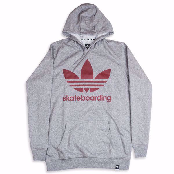 Clima 3.0 Hoodie - Adidas - Heather/Mystery Red