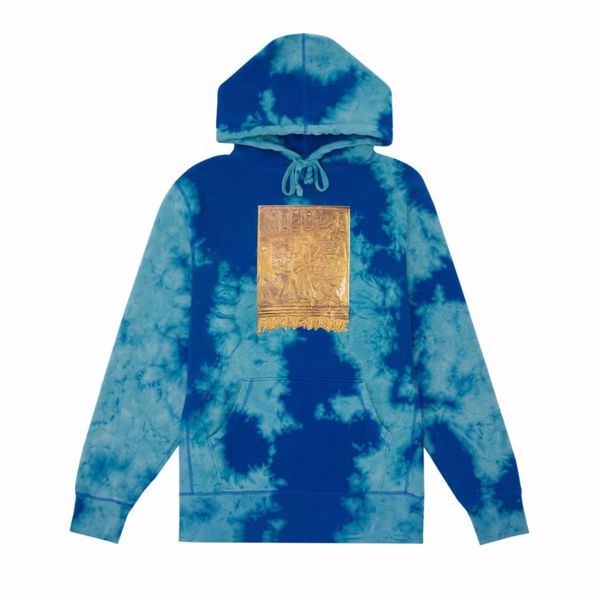 Gold Hieroglyphic Hoodie - Fucking Awesome - Royal