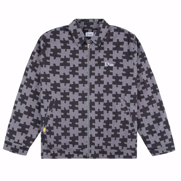 Puzzle Twill Jacket - Dime - Charcoal