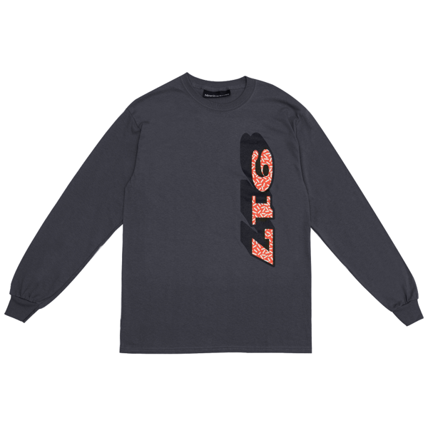 Sprinkle Char L/S T-Shirt - Call Me 917 - Charcoal