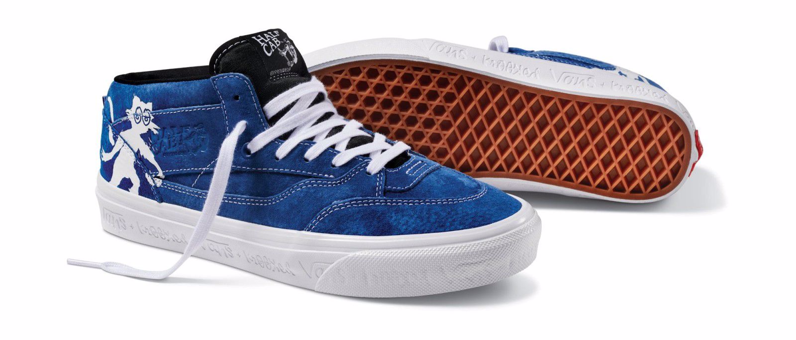 Wall Street. Vans X Krooked Skate Half Cab '92 - Blue