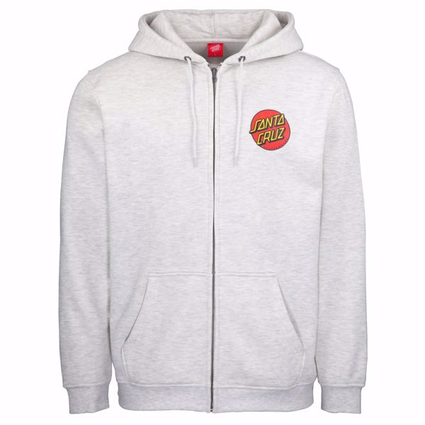 Classic Dot Zip Hood - Santa Cruz - Athletic Heath