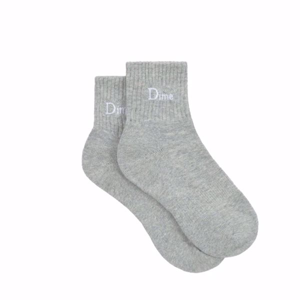 Classic Socks - Dime - Heather Grey