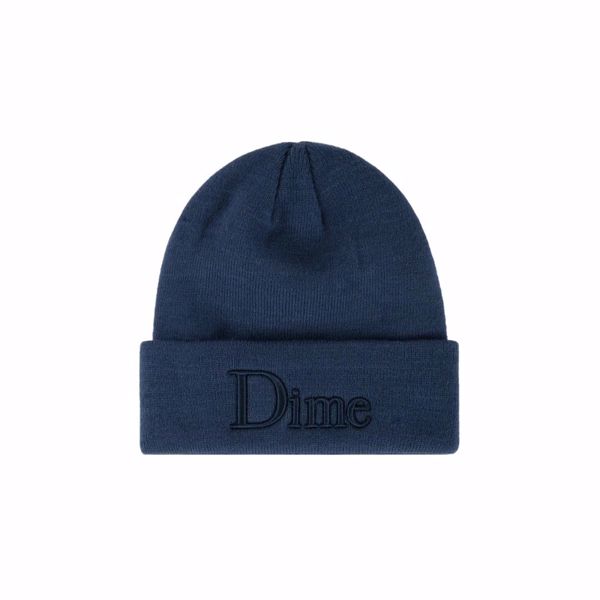 Classic 3D Beanie - Dime - Navy
