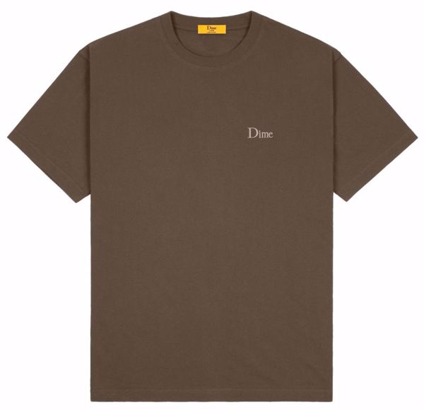 Classic Small Logo T-Shirt - Dime - Walnut