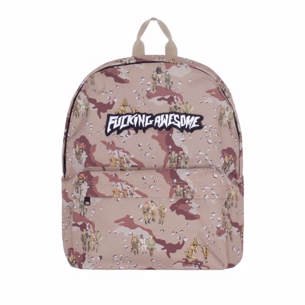 Velcro Stamp Backpack - Fucking Awesome - Camo