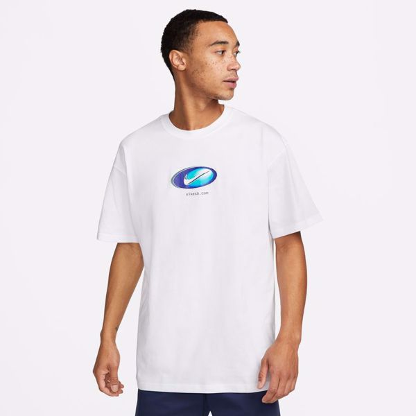 SB Oval Logo T-Shirt - Nike SB - White
