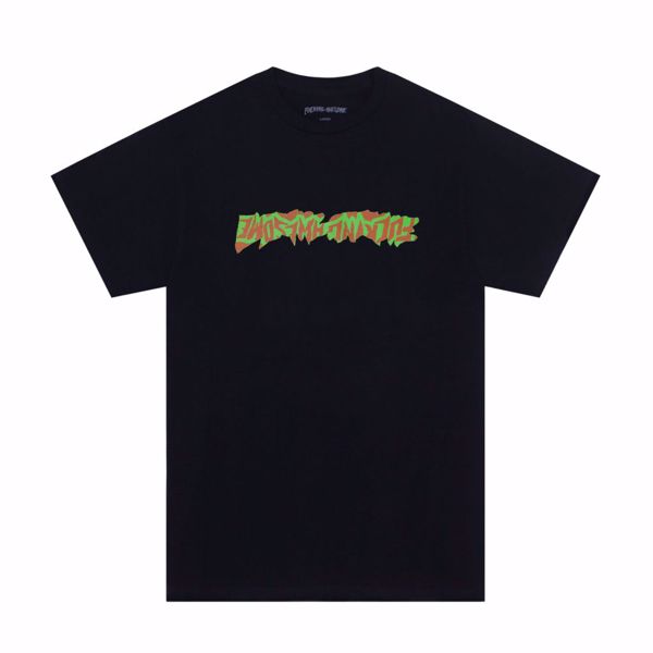 Cut Out Logo Tee - Fucking Awesome - Black