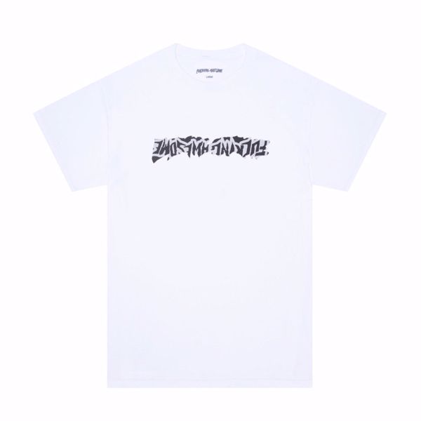Cut Out Logo Tee - Fucking Awesome - White