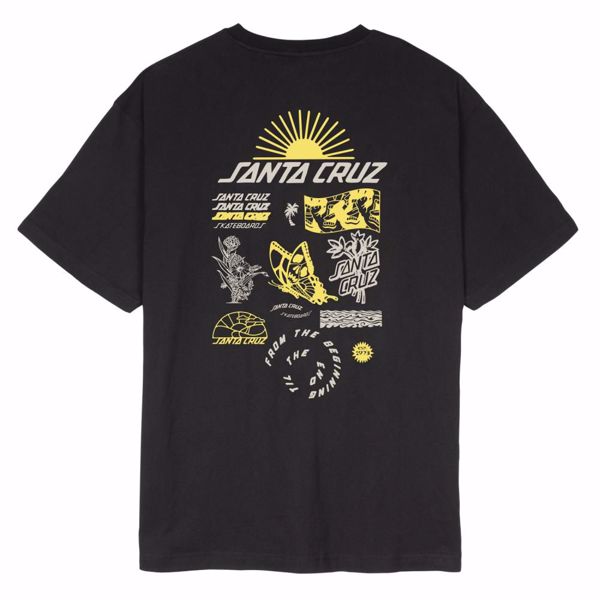 Rise 'N Shine Front T-Shirt - Santa Cruz - Black