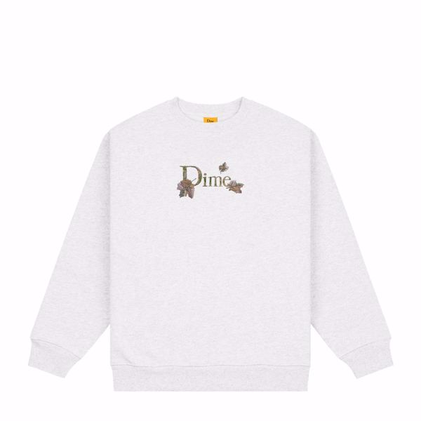Wall Street. Classic Leafy Crewneck - Dime - Ash