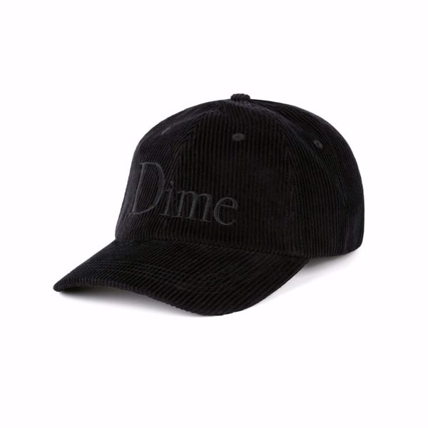 Classic Cord Low Pro Cap - Dime - Black