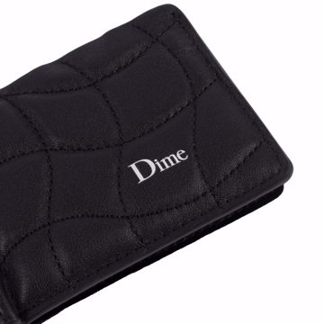 Quilted Bifold Wallet - Dime - Black Quilted Bifold Wallet - Dime - Black