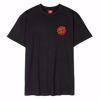 Classic Dot Chest T-Shirt - Santa Cruz - Black