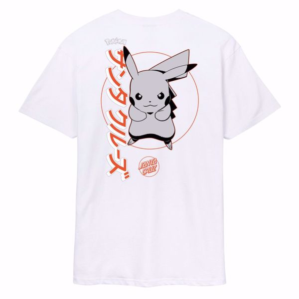 SC Pikachu T-shirt - Santa Cruz X Pokémon - White