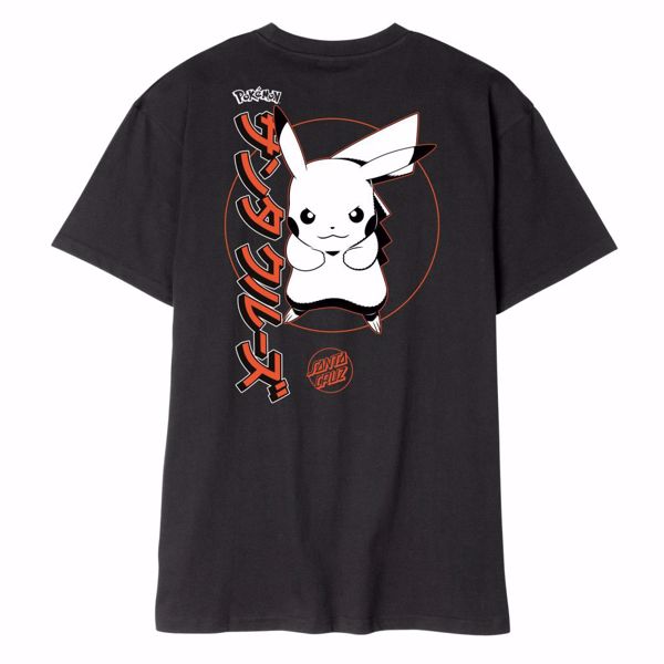 SC Pikachu T-Shirt - Santa Cruz X Pokemon - Black