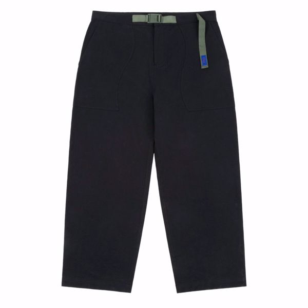 Belted Twill Pants - Dime - Dark Charcoal
