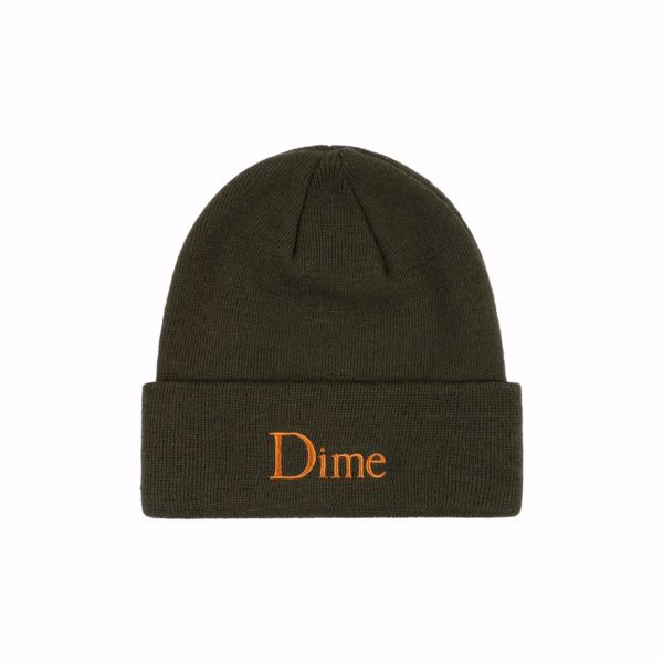 Classic Wool Fold Beanie - Dime - Army