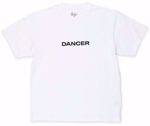 Oblique Logo Tee - Dancer - White/Black