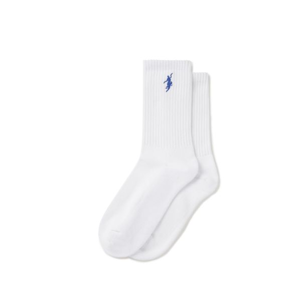 Rib Socks No Comply - Polar - White/Blue