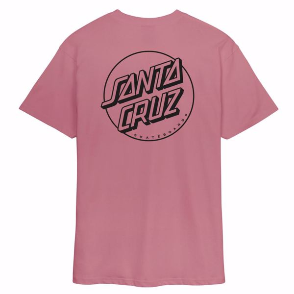Opus Dot Stripe T-Shirt - Santa Cruz - Dusty Rose