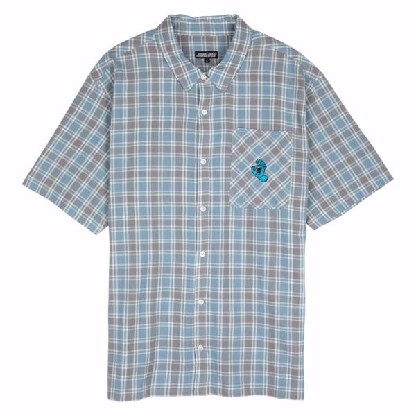 Mini Hand S/S Shirt - Santa Cruz - Dusty Blue