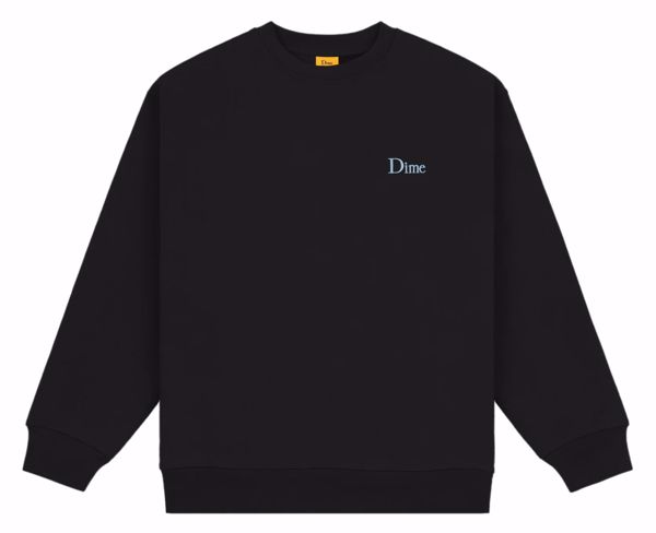 Classic Small Logo Crewneck - Dime - Black