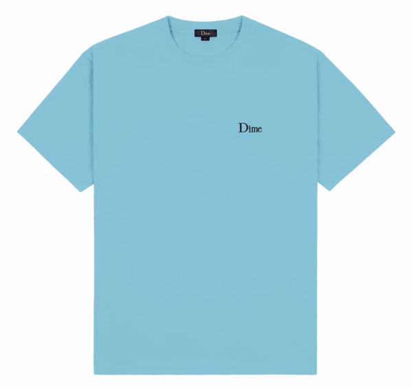 Classic Small Logo T-Shirt - Dime - Ocean Blue