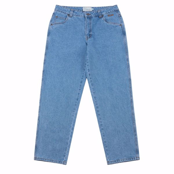 Classic Relaxed Denim Pants - Dime - Blue Washed