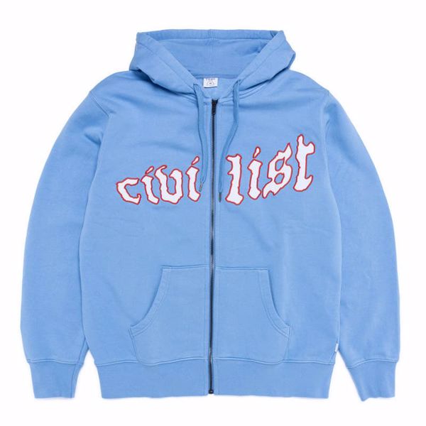 Exotique Zip Hood - Civilist - Medium Blue