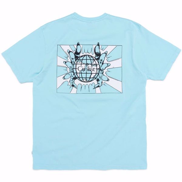 Globus Tee - Civilist - Aqua