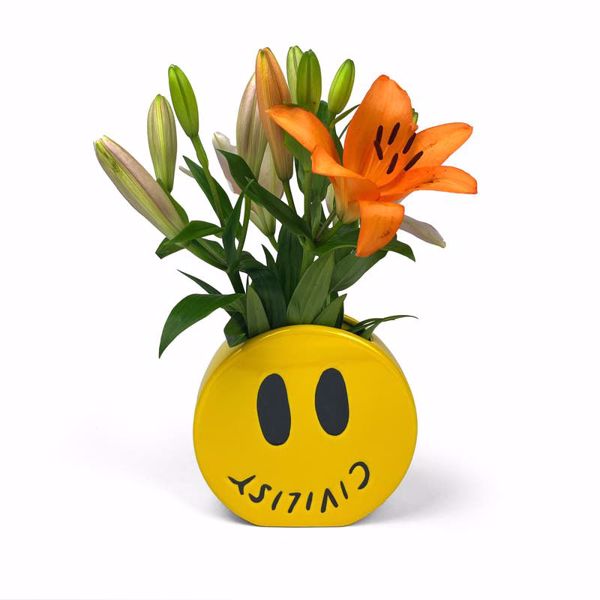 Smiler Vase - Civilist - Yellow