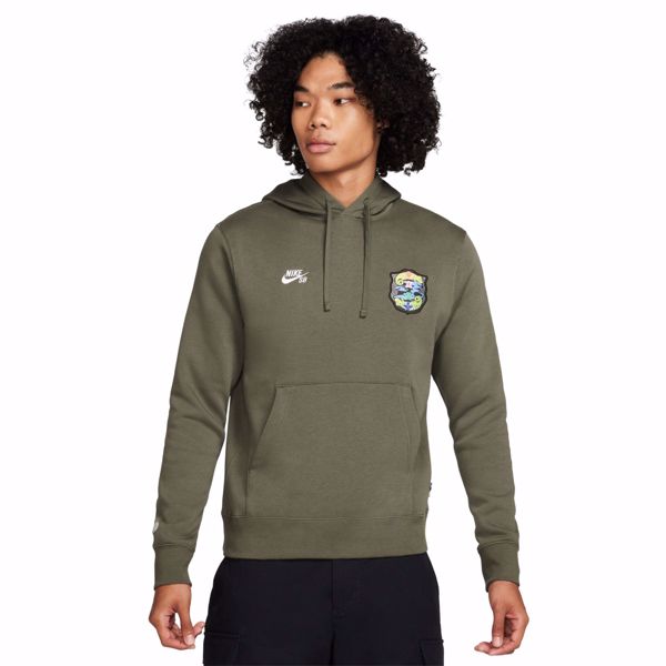 Olympic Hoodie - Nike SB - Olive/White