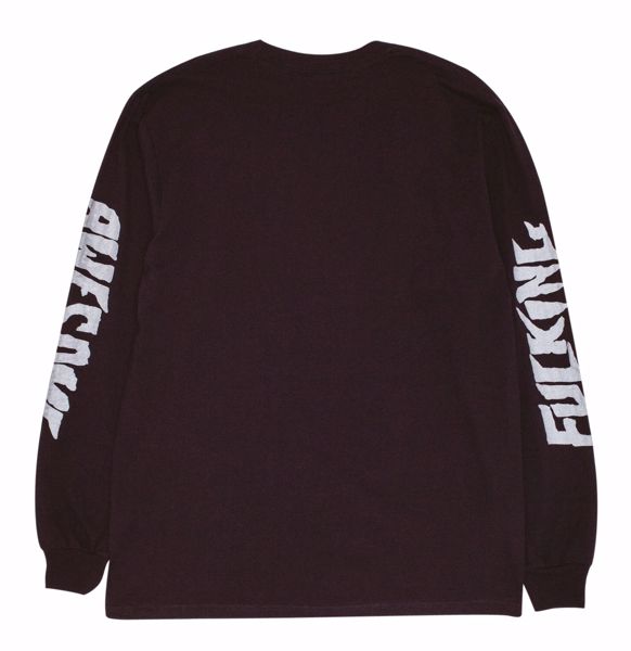 Split Stamp Long Sleeve - Fucking Awesome - Black