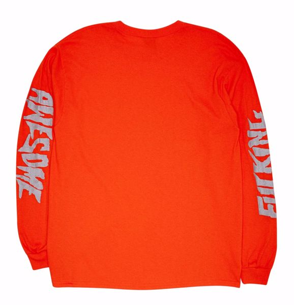 Split Stamp Long Sleeve - Fucking Awesome - Orange