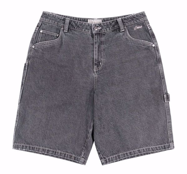 Classic Denim Shorts - Dime - Faded Black