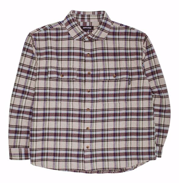 Rusty Plaid Flannel - Fucking Awesome - Grey/Plaid