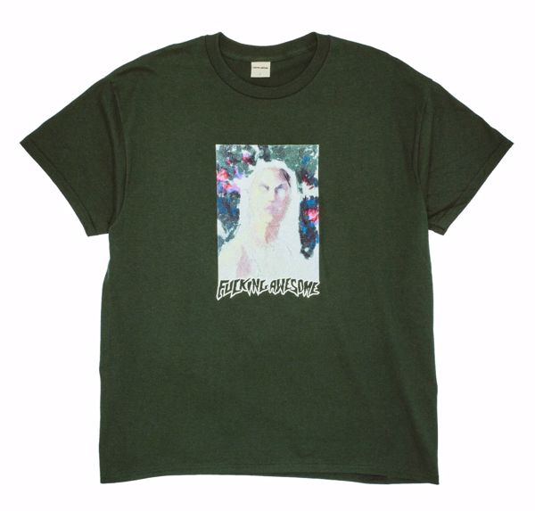 Painterly Short Sleeve Tee - Fucking Awesome - Grn