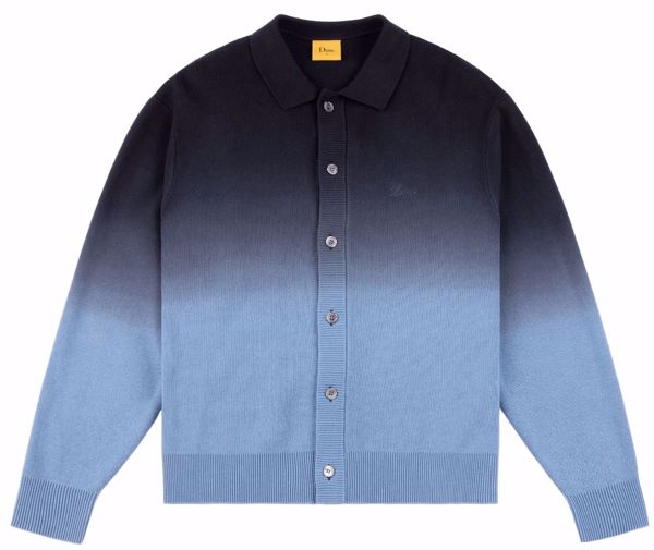 Dipped Cardigan - Dime - Icy Blue