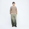 Wave Cable Knit - Dime - Tan