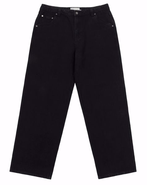 Classic Relaxed Denim Pants - Dime - Black