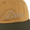 Cursive Low Pro Cap - Dime - Wheat/Green