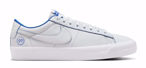 Blazer Low Pro GT Prm 20 Years - Nike SB - Wt/Blue