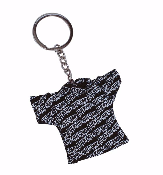 Stamp Logo T-Shirt Keychain - Fucking Awesome - BW