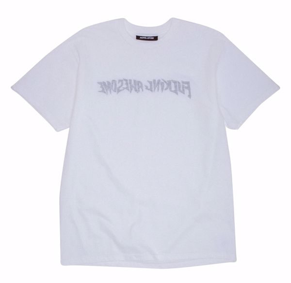 Inside out Stamp Tee - Fucking Awesome - White