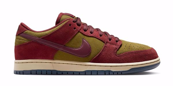 Dunk Low Pro - Nike SB - Red/Burgundy/Olive